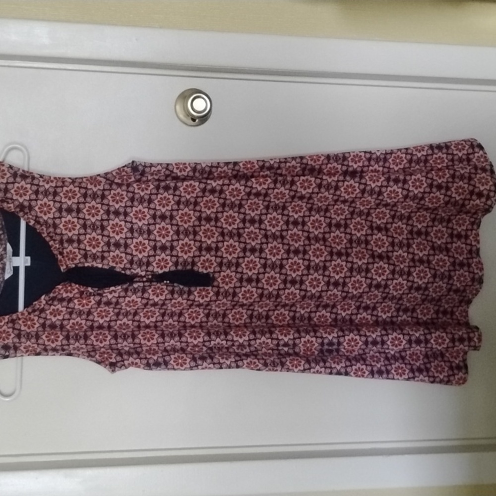 Sleeveless Print Dress
